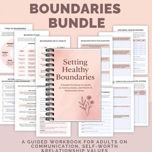 Setting Boundaries guided Workbook NEW journal